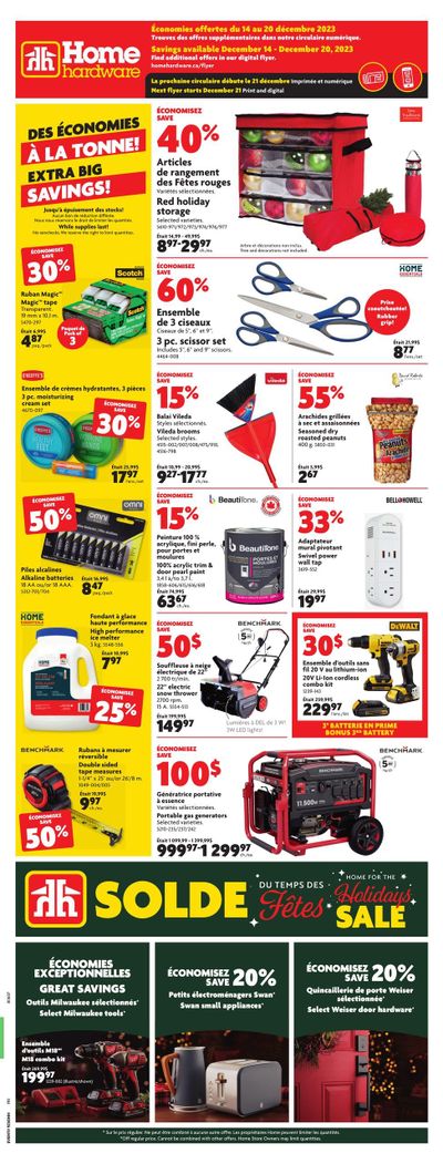 Home Hardware (QC) Flyer December 14 to 20
