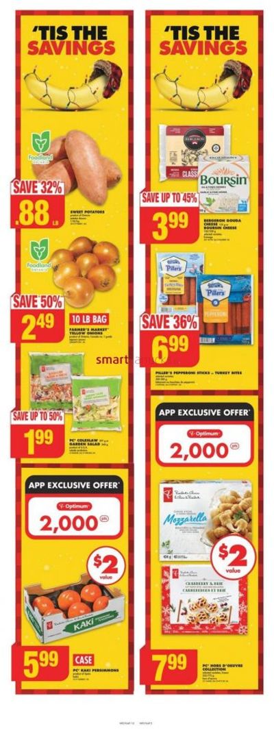 No Frills Ontario Flyer Deals and PC Optimum Offers December the 14th to the 20th