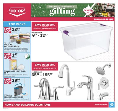 Co-op (West) Home Centre Flyer December 14 to 27 Co-op (West) Home Centre Flyer December 14 to 27