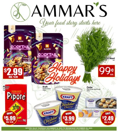 Ammar's Halal Meats Flyer December 14 to 20