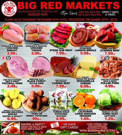 Big Red Markets Flyer December 14 to 20