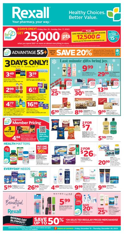 Rexall (AB) Flyer December 15 to 28