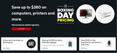 Staples Canada Boxing Day Sale Prices + Xbox Series X Console $519.99 Online Only December 14th