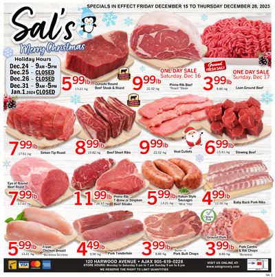 Sal's Grocery Flyer December 15 to 28