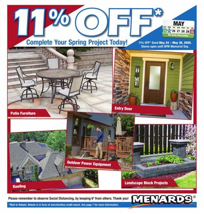 Menards Weekly Ad & Flyer May 24 to 30