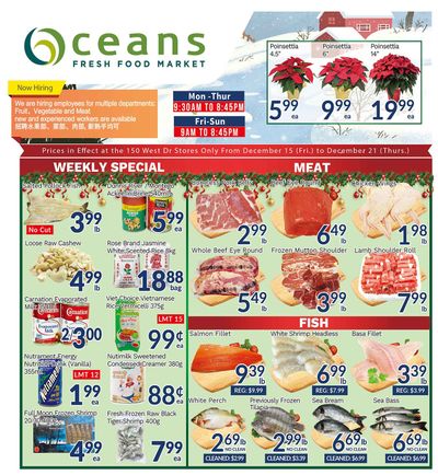 Oceans Fresh Food Market (West Dr., Brampton) Flyer December 15 to 21