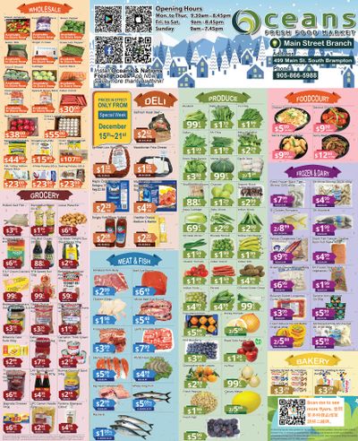 Oceans Fresh Food Market (Main St., Brampton) Flyer December 15 to 21