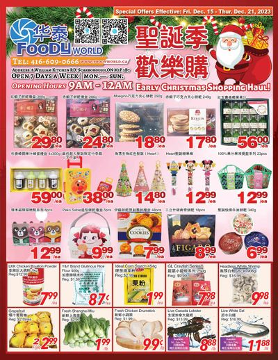 Foody World Flyer December 15 to 21