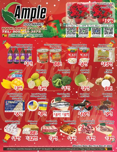 Ample Food Market (Brampton) Flyer December 15 to 21