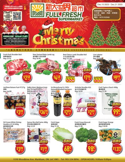 Full Fresh Supermarket Flyer December 15 to 21