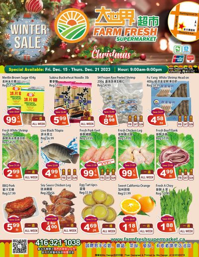 Farm Fresh Supermarket Flyer December 15 to 21