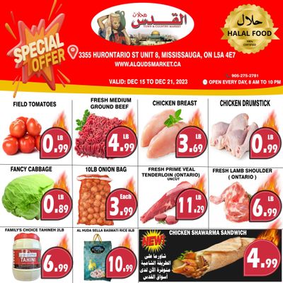 Al-Quds Supermarket Flyer December 15 to 21