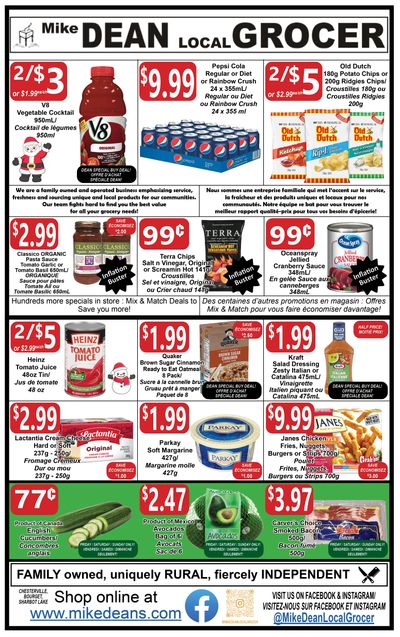 Mike Dean Local Grocer Flyer December 15 to 21