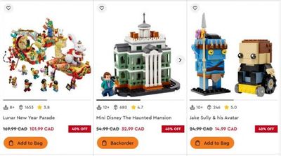 Lego Canada: New Offers and Sale