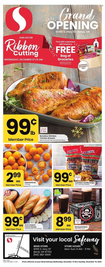 Safeway (OR) Weekly Ad Flyer Specials December 13 to December 19, 2023