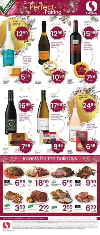 Safeway (WY) Weekly Ad Flyer Specials December 13 to December 19, 2023