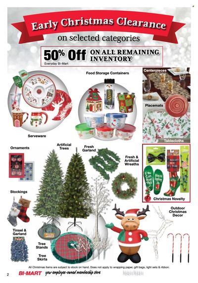 Bi-Mart (ID, OR, WA) Weekly Ad Flyer Specials December 12 to December 26, 2023