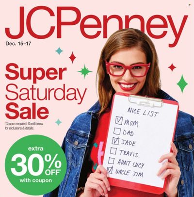 JCPenney Weekly Ad Flyer Specials December 15 to December 17, 2023