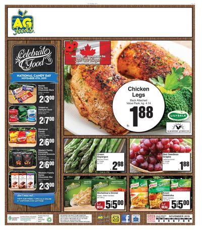 AG Foods Flyer November 3 to 9