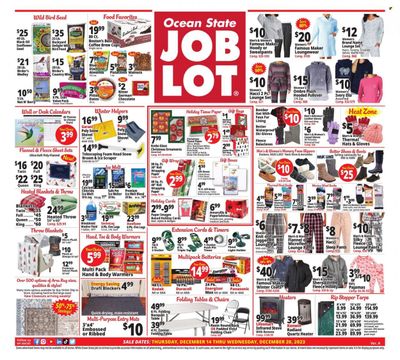 Ocean State Job Lot (CT, MA, ME, NH, NJ, NY, RI, VT) Weekly Ad Flyer Specials December 14 to December 20, 2023