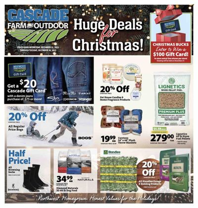 Cascade Farm And Outdoor (OR, WA) Weekly Ad Flyer Specials December 13 to December 26, 2023