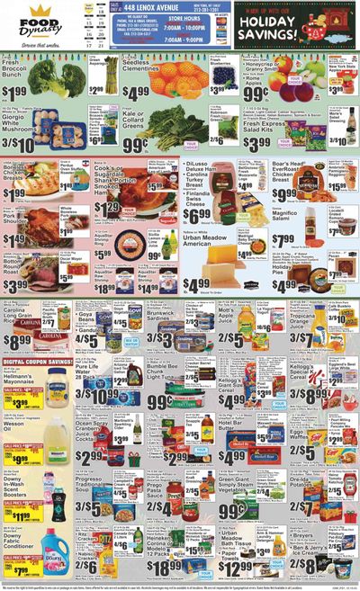Food Dynasty (NY) Weekly Ad Flyer Specials December 15 to December 21, 2023
