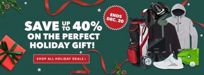 Golf Town Canada Pre Boxing Week Offers: up to 40% Off Holiday Deals