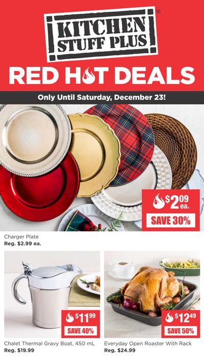 Kitchen Stuff Plus Red Hot Deals Flyer December 18 to 23