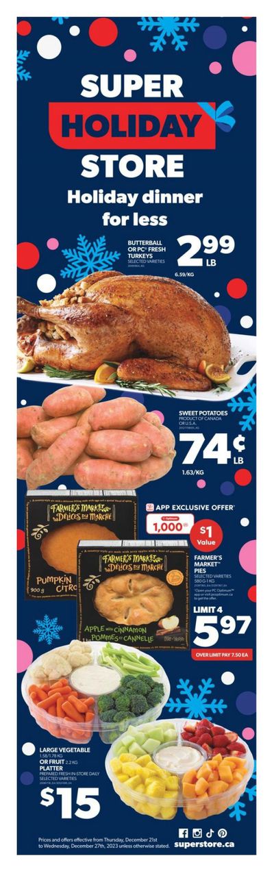 Real Canadian Superstore (West) Flyer December 21 to 27