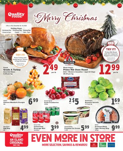 Quality Foods Flyer December 18 to 24