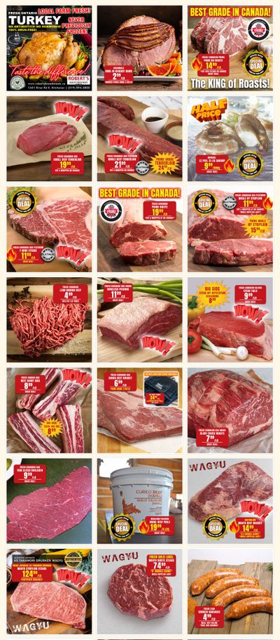 Robert's Fresh and Boxed Meats Flyer December 18 to 25