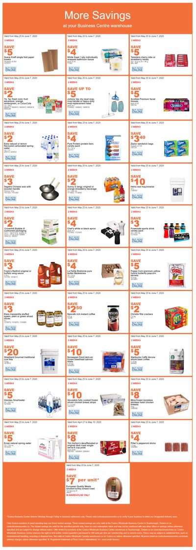 Costco Business Centre (Scarborough, ON) Instant Savings Flyer May 25 to June 7