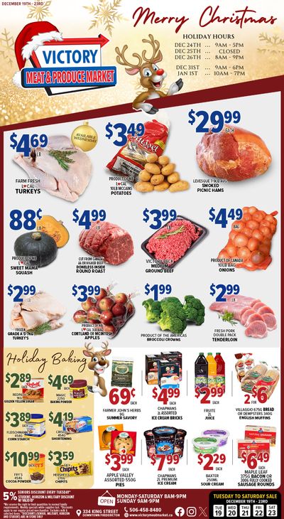 Victory Meat Market Flyer December 19 to 23