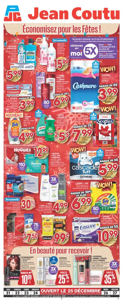 Jean Coutu (QC) Flyer December 21 to 27