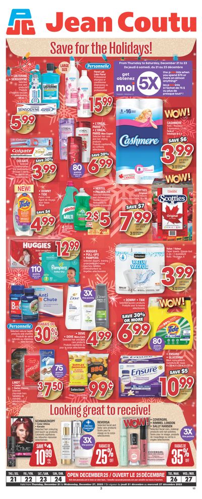 Jean Coutu (NB) Flyer December 21 to 27