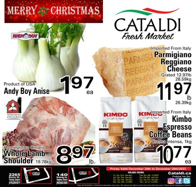 Cataldi Fresh Market Flyer December 20 to 26