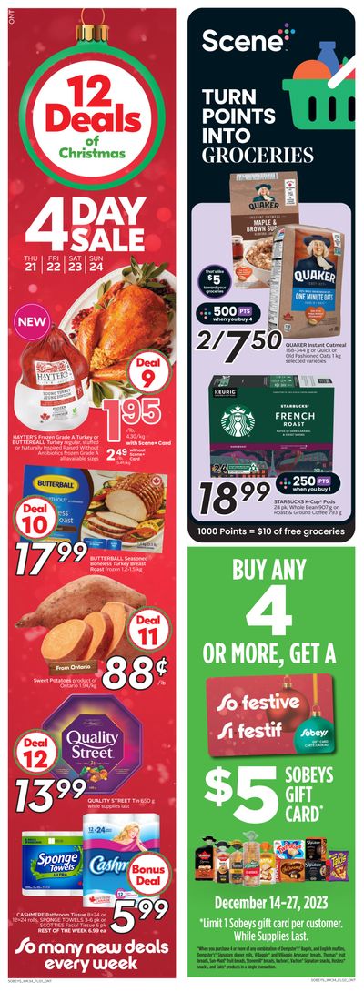 Sobeys (ON) Flyer December 21 to 27
