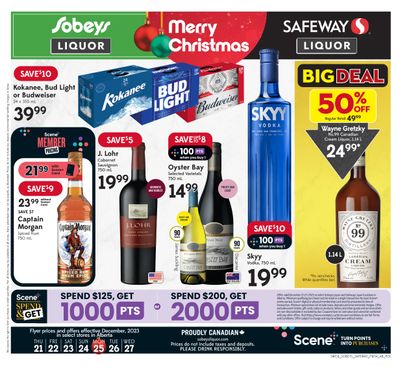 Sobeys/Safeway (AB) Liquor Flyer December 21 to 27