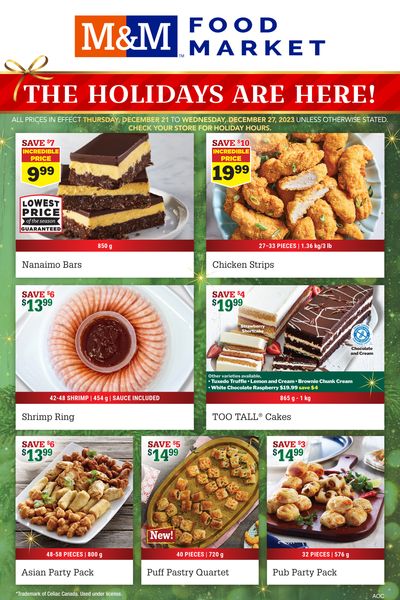 M&M Food Market (Atlantic & West) Flyer December 21 to 27