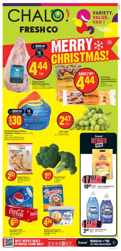 Chalo! FreshCo (West) Flyer December 21 to 27