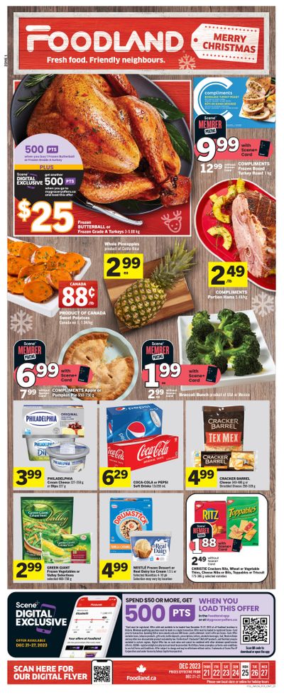 Foodland (ON) Flyer December 21 to 27