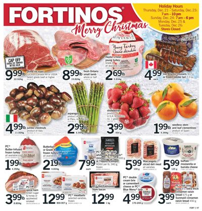 Fortinos Flyer December 21 to 24