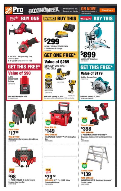 Home Depot Pro Flyer December 21 to January 3