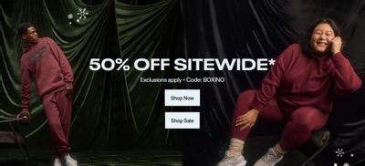 Reebok Canada Boxing Week Sale: 50% off Sitewide with Promo Code