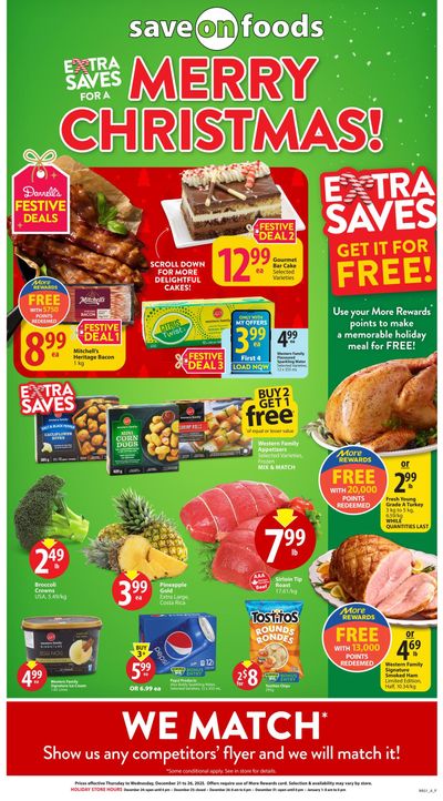 Save On Foods (BC) Flyer December 21 to 27