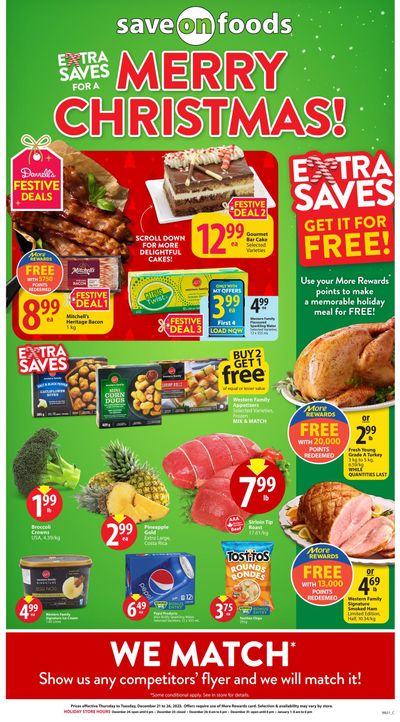 Save On Foods (SK) Flyer December 21 to 26