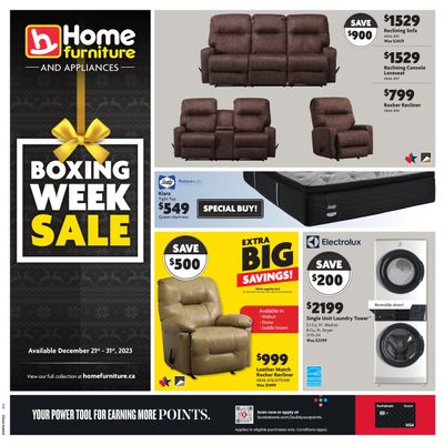 Home Furniture (Atlantic) Flyer December 21 to 31