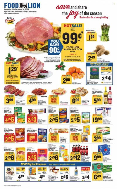 Food Lion Weekly Ad Flyer Specials December 20 to December 26, 2023