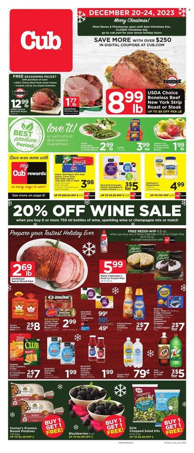 Cub Foods (MN) Weekly Ad Flyer Specials December 20 to December 24, 2023