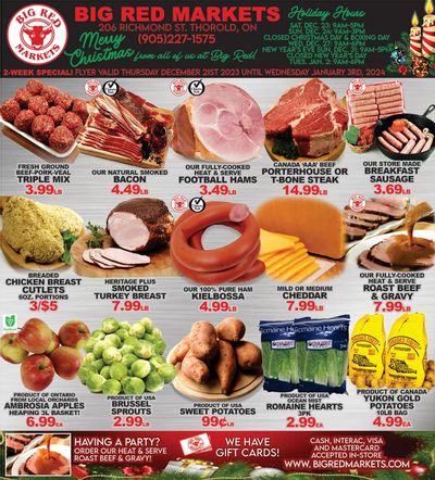 Big Red Markets Flyer December 21 to January 3